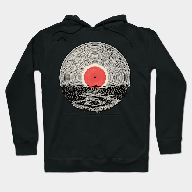 Forest Silence Vinyl Hoodie by Bongonation